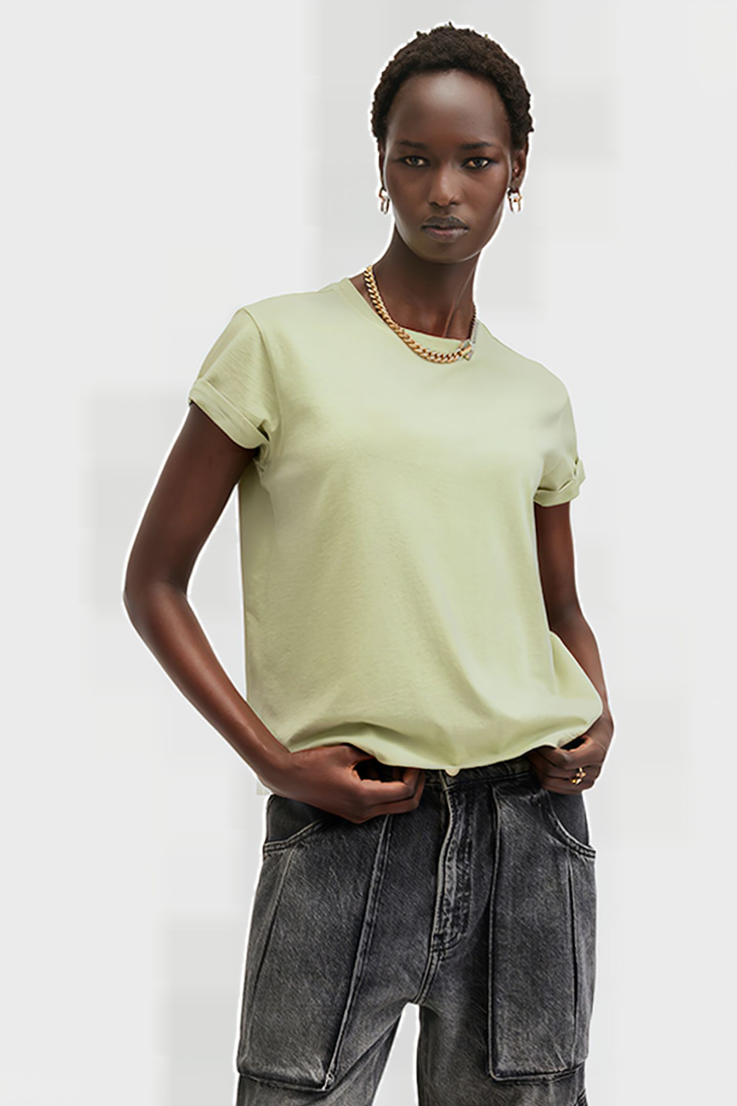ANNA TEE EARTH GREEN 1