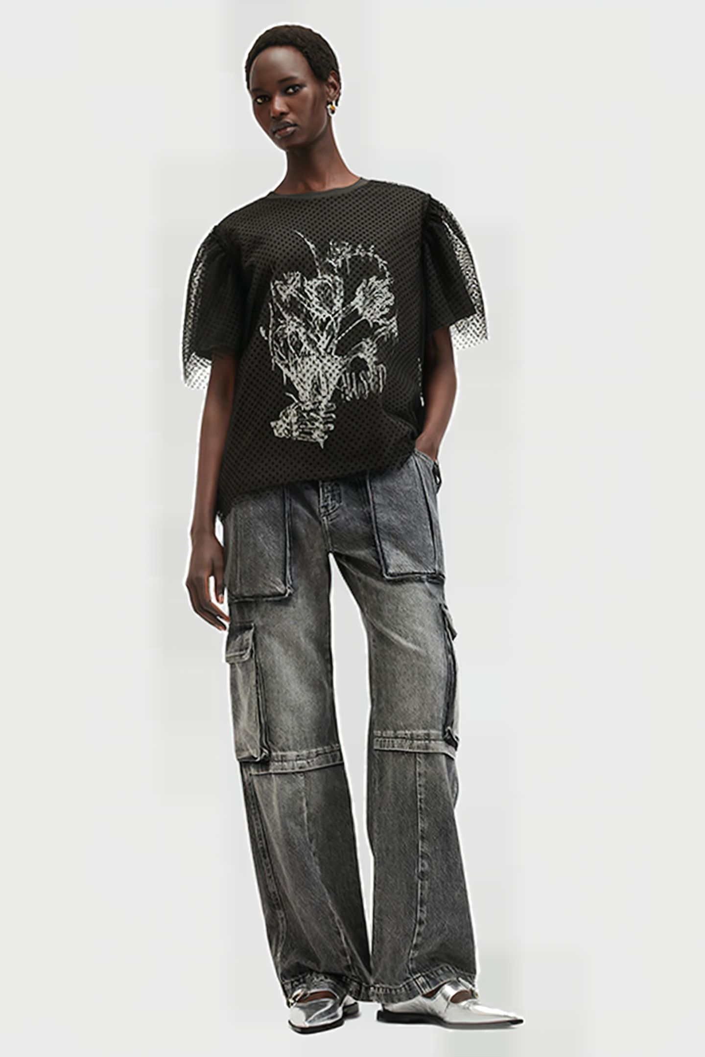 TOMMI FONDRE TEE WASHED BLACK/BLACK 3