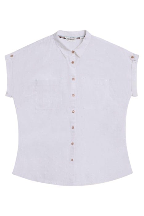 ELLIE COTTON SHIRT PALE IVORY 3
