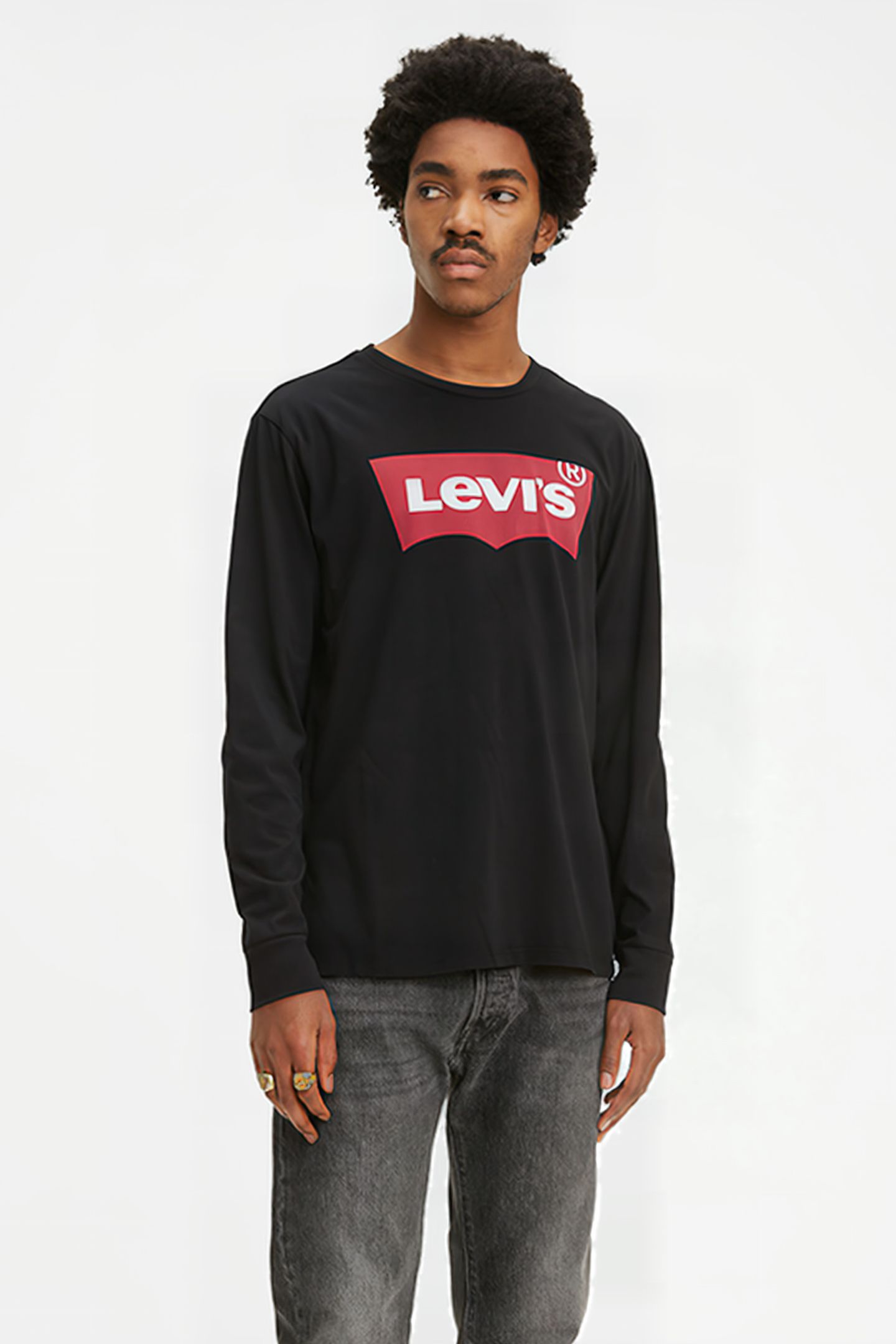 LS LONG-SLEEVED T-SHIRT BLACK 1