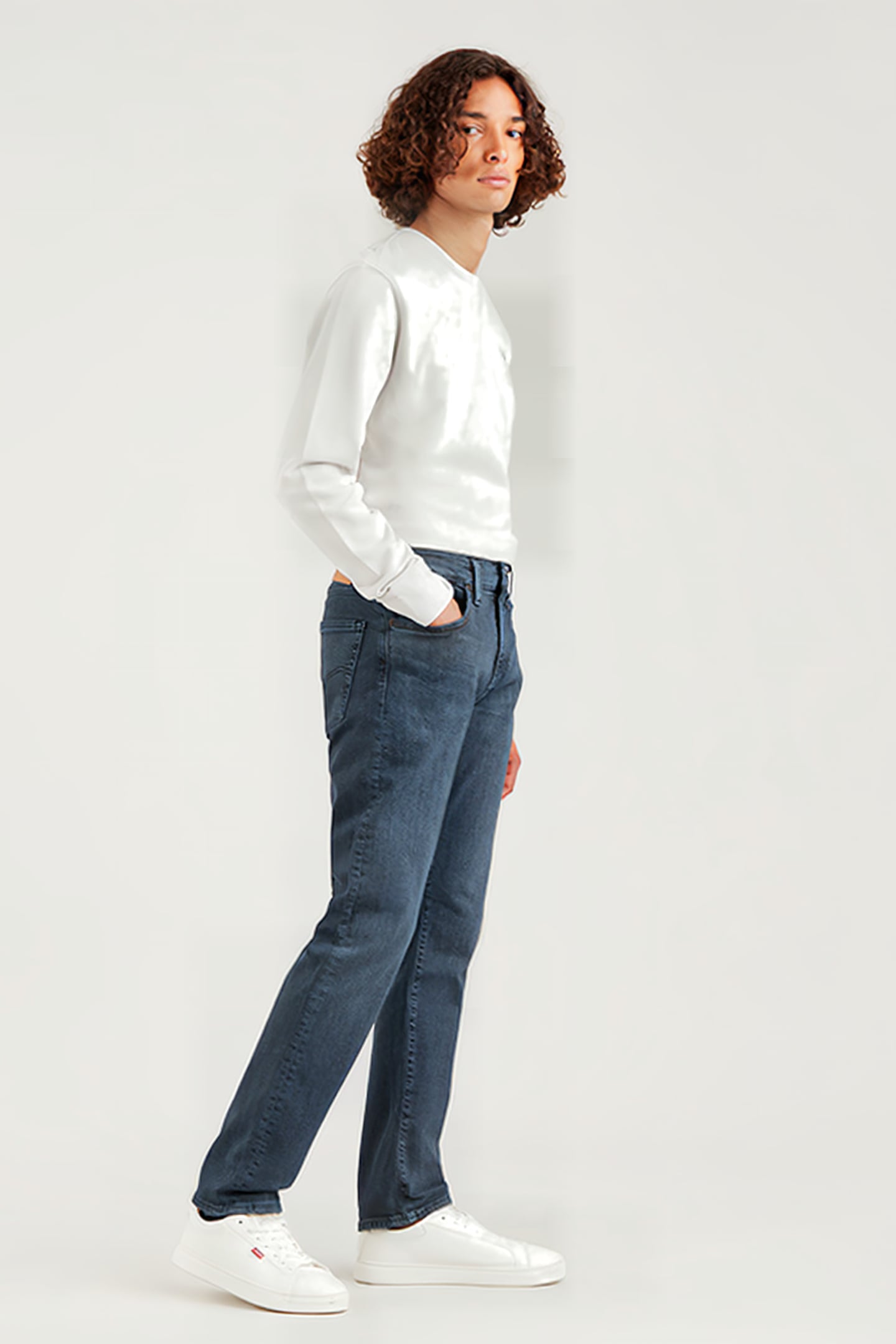 502 STRAIGHT JEANS BLUE 4