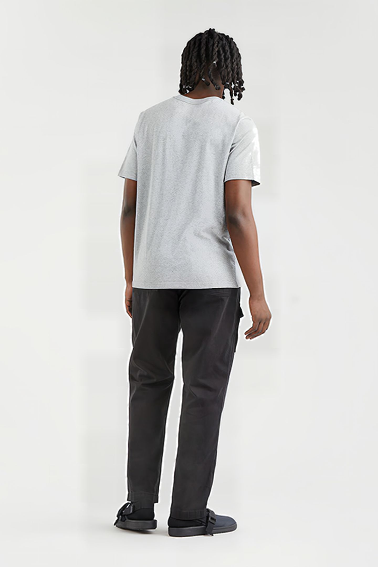 SS PRINTED T-SHIRT GREY 2