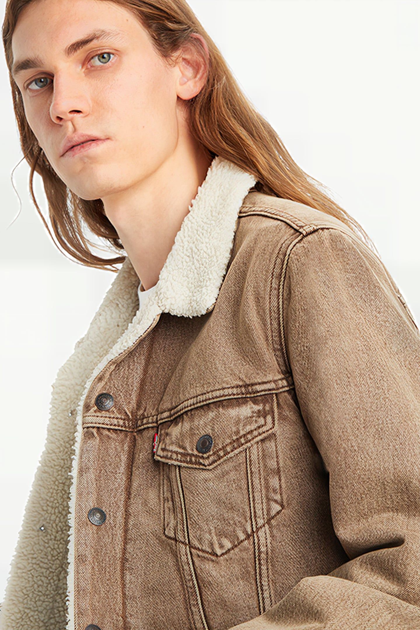 TYPE DENIM JACKET BROWN 5