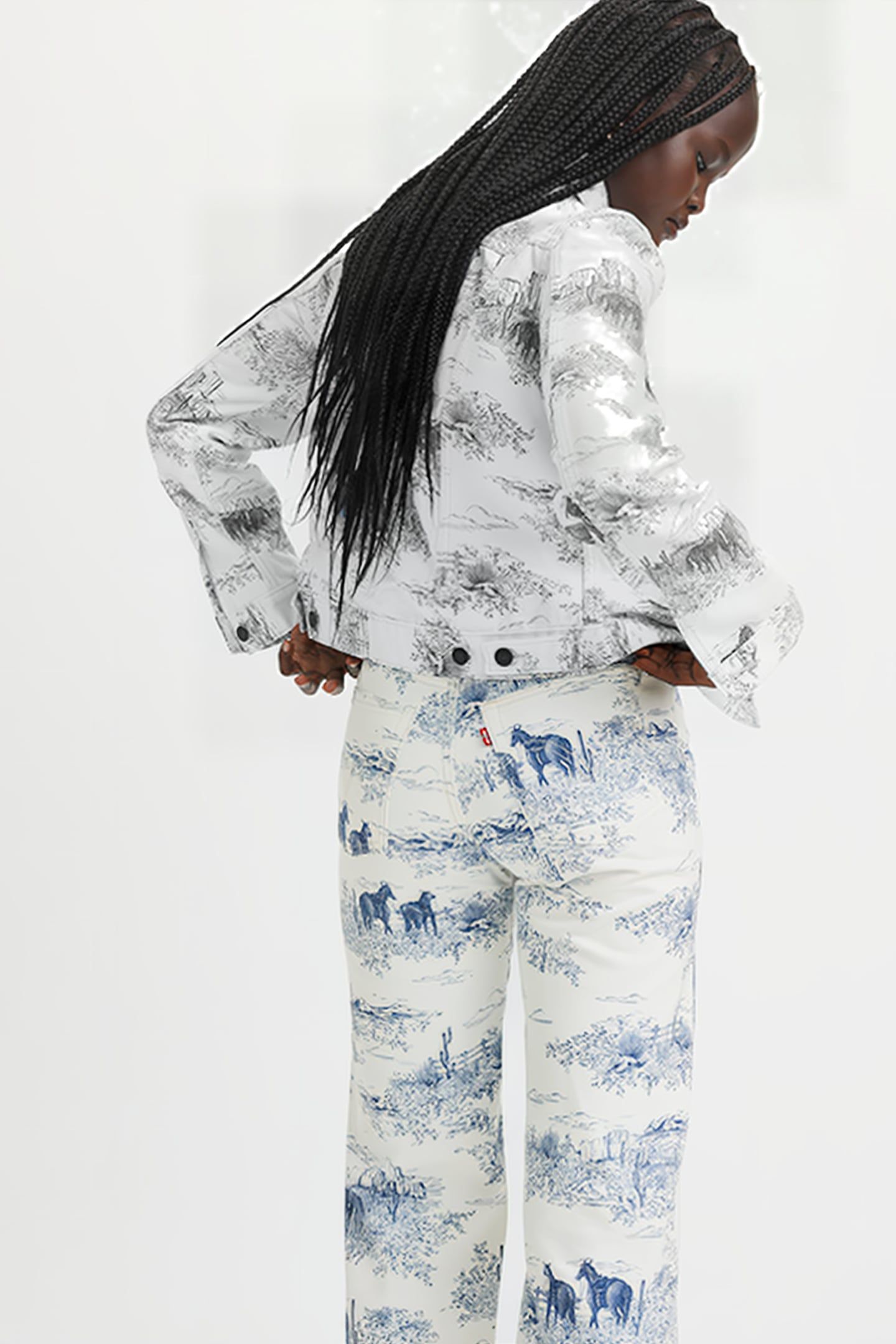 RIBCAGE STRAIGHT JEANS PANT WHITE 6