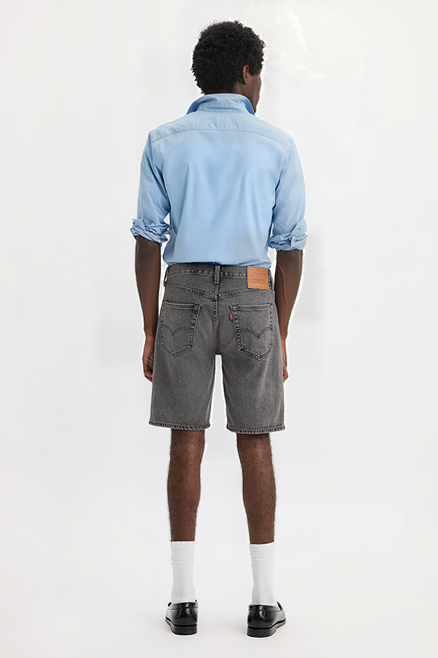501 DENIM SHORT GREY 2