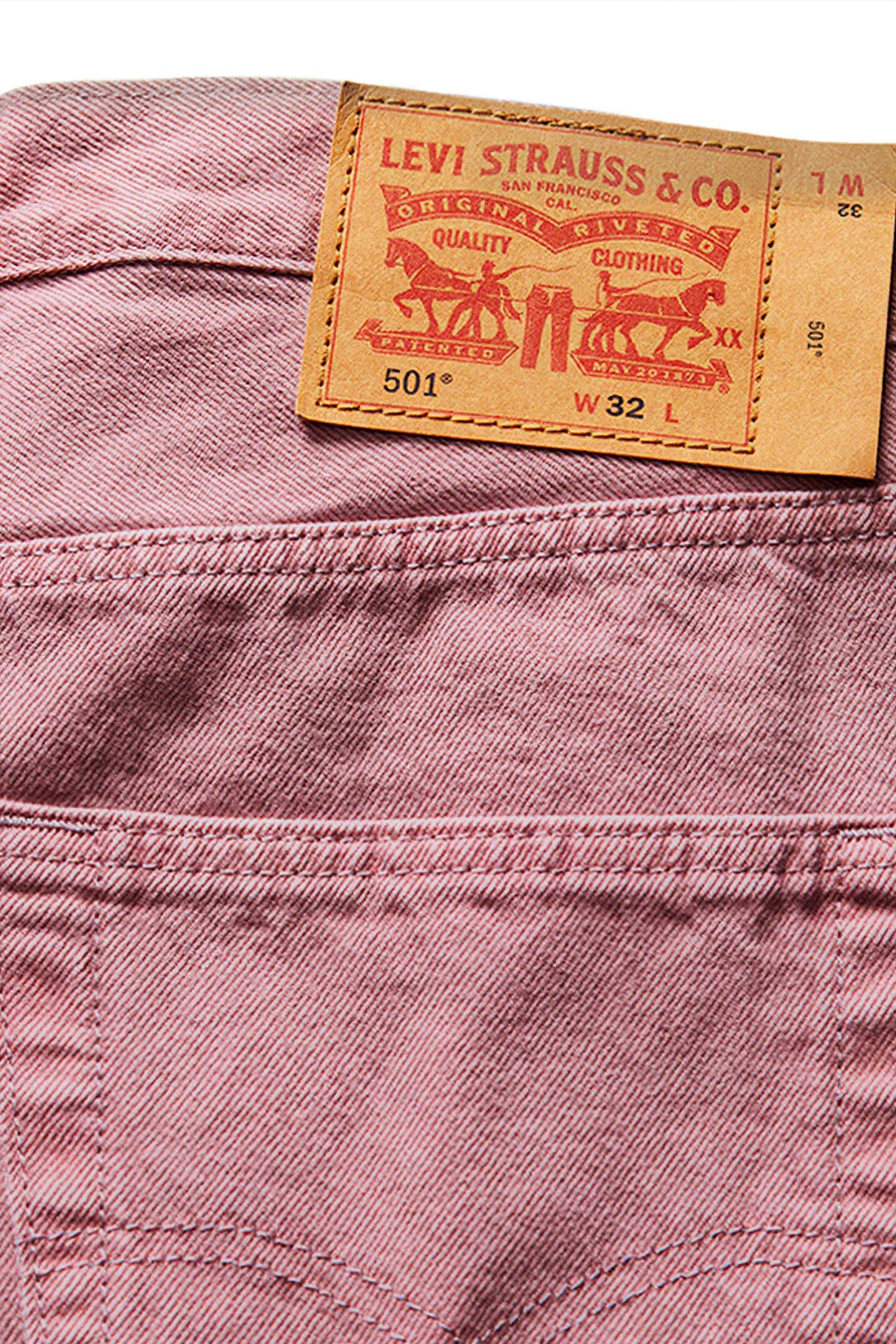 501 DENIM SHORT PINK 5