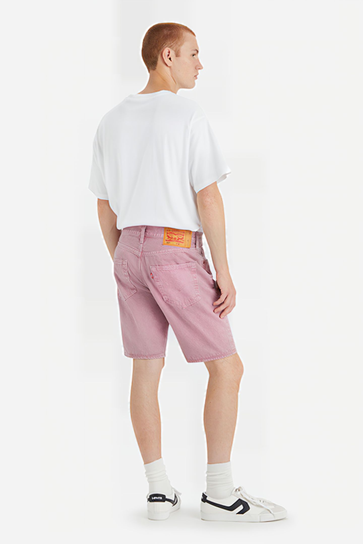 501 DENIM SHORT PINK 2