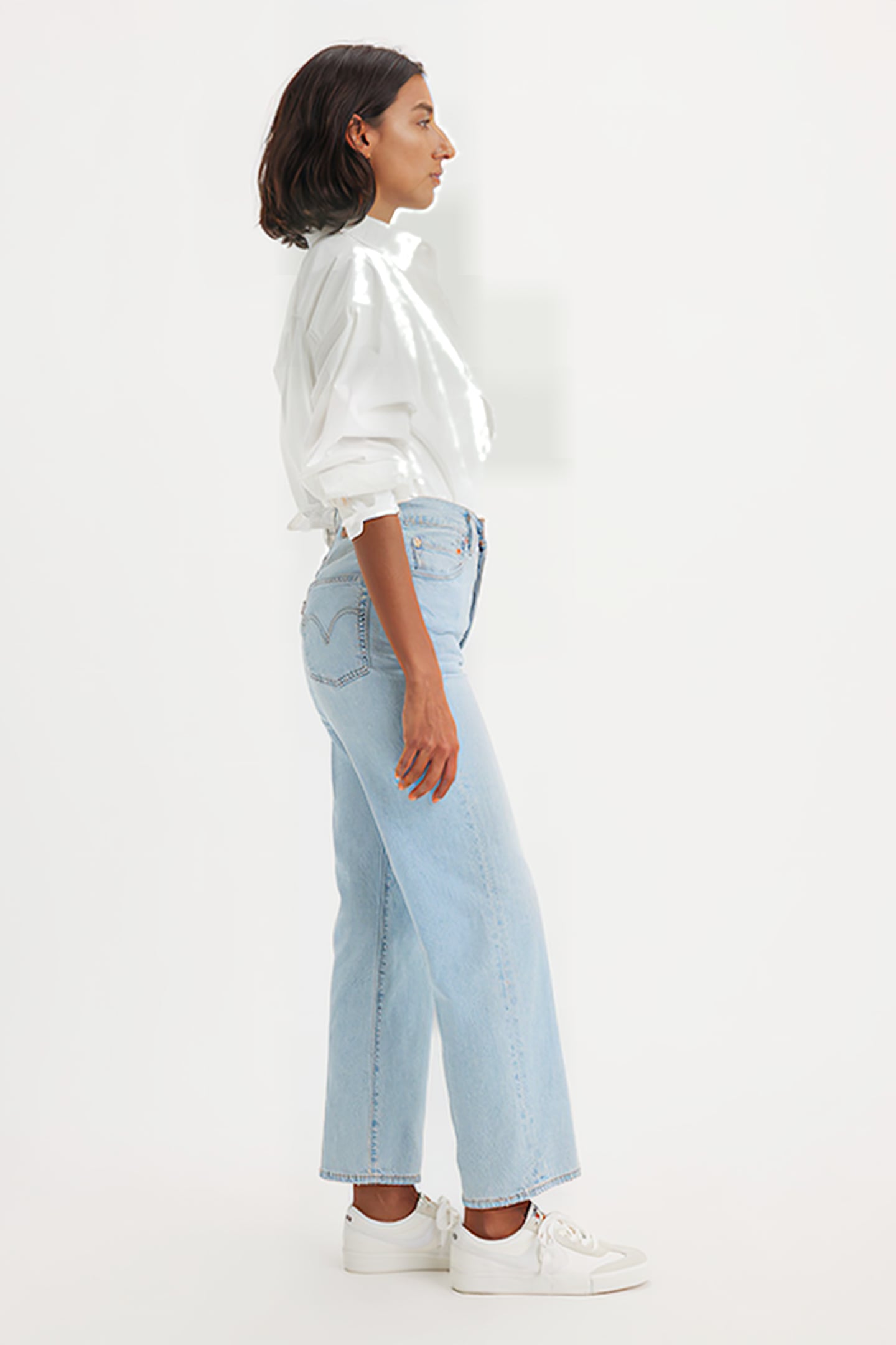 RIBCAGE STRAIGHT JEANS BLUE 7