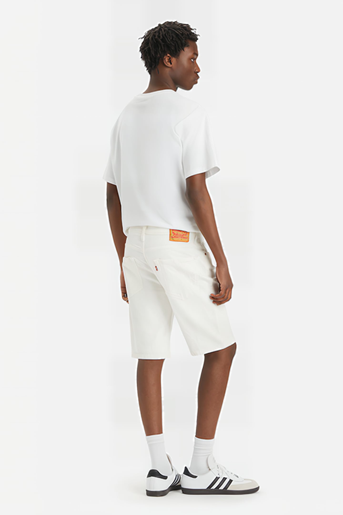 405 DENIM SHORT WHITE 2