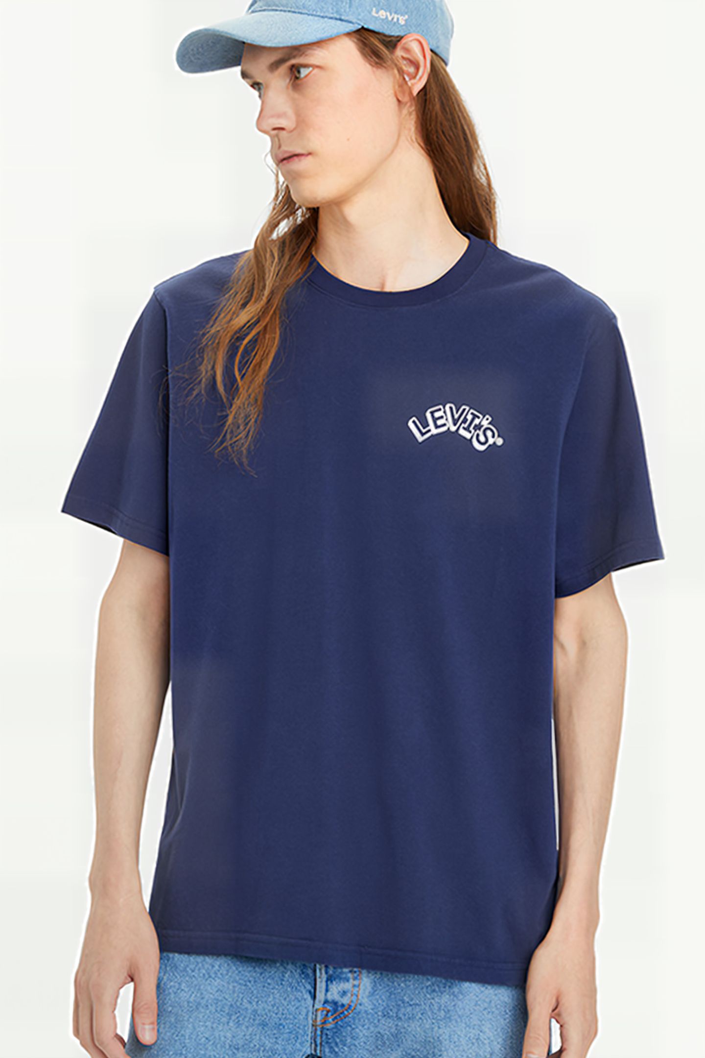 SS PRINTED T-SHIRT NAVY 5