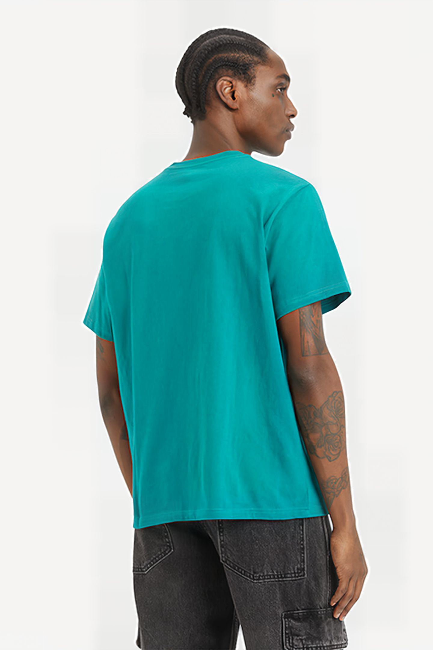 SS PRINTED T-SHIRT BLUE 2