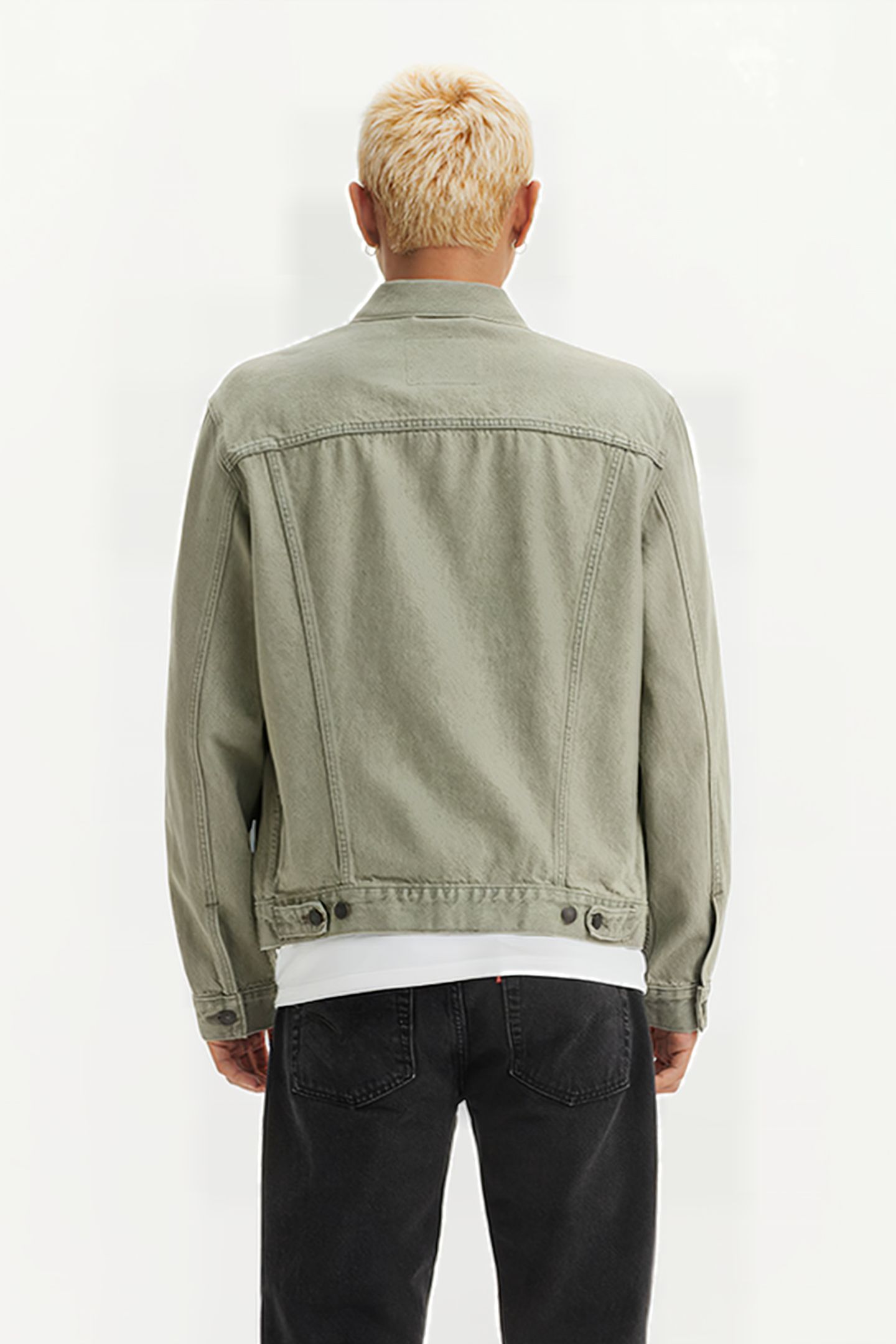 THE DENIM JACKET GREEN 2