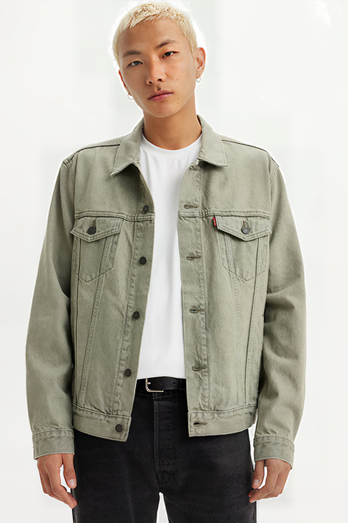 THE DENIM JACKET GREEN 4