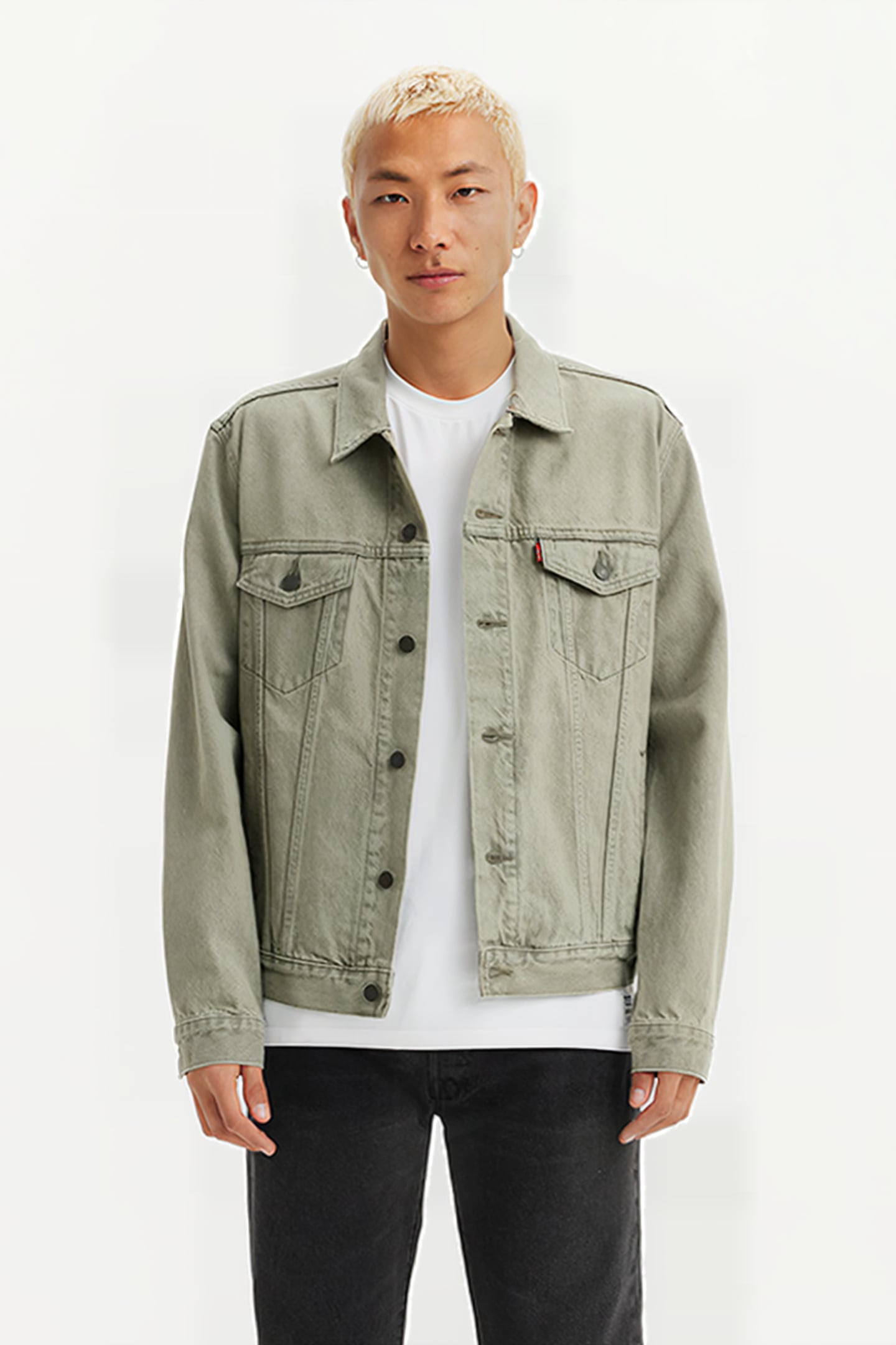THE DENIM JACKET GREEN 1