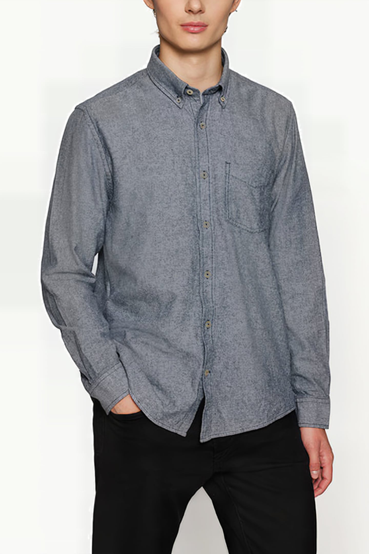 SAXONSI FLANNEL + DEEP MARINE 1