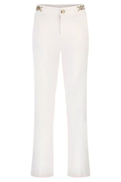 MARCIANO BY GUESS FLORA WIDE DENIM TRUE WHITE FLARED 4