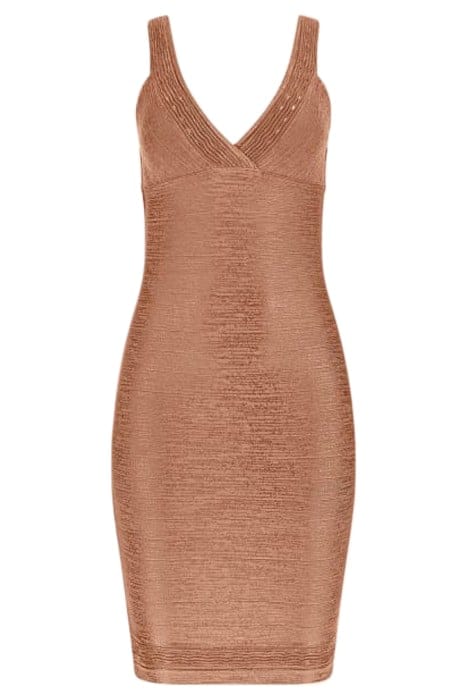 MARCIANO BY GUESS WILLA BANDAGE DRESS COPPER MULTI 4