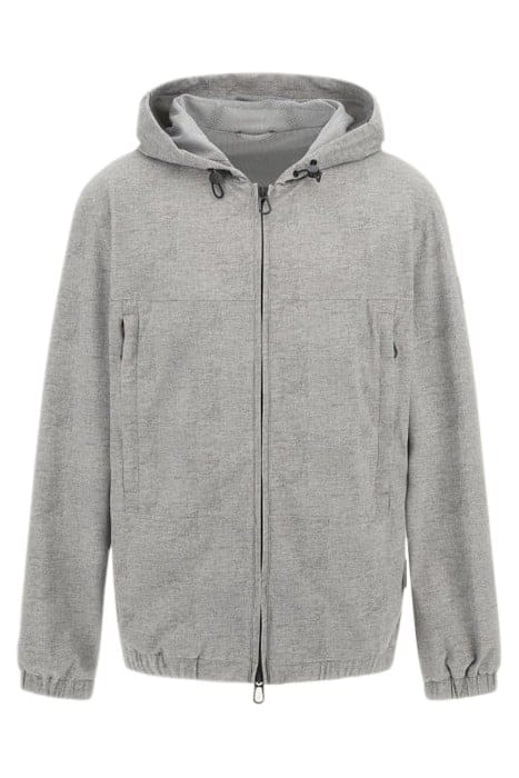 MARCIANO BY GUESS FORMAL PERFORMANCE LIGHT WOOL GREY BOMBER 4