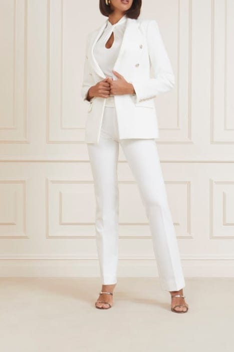 MARCIANO BY GUESS SHELLY BLAZER NEW PALE PEARL 3