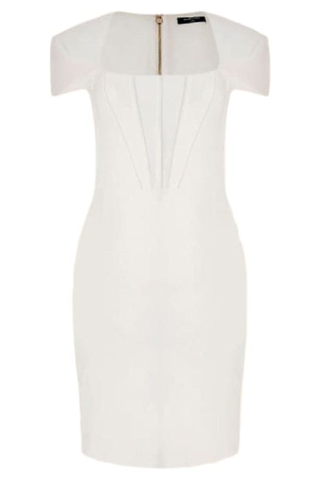 MARCIANO BY GUESS KYLE CORSET DRESS PALE PEARL 3