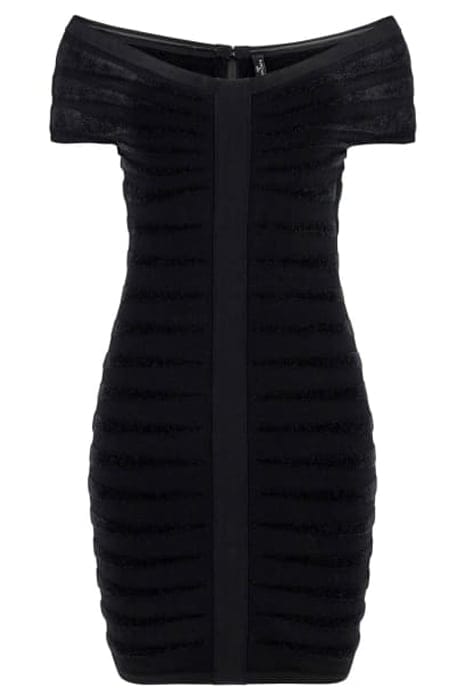 MARCIANO BY GUESS PORSHA SWEATER DRESS JET BLACK 4