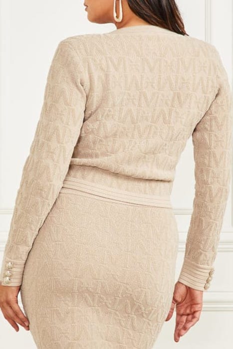 MARCIANO BY GUESS PENELOPE ALLOVER M C FAWN TAUPE 2