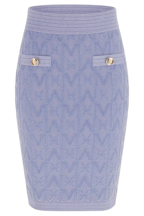 MARCIANO BY GUESS PENELOPE ALL OVER DUST LIGHT MINI SKIRT BL 4