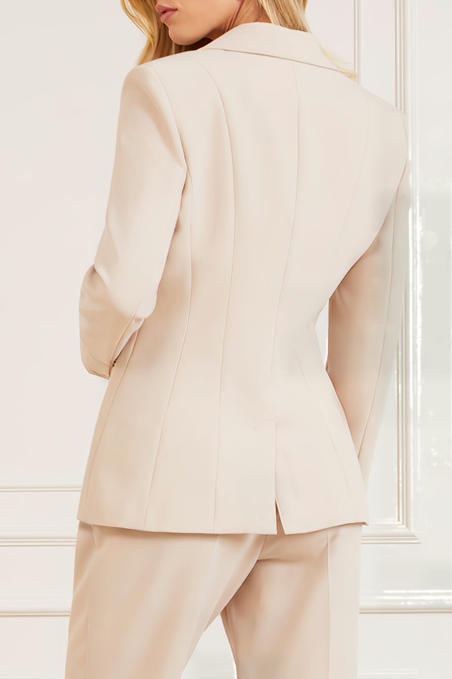MARCIANO BY GUESS PAULA BLAZER NEW FAWN TAUPE 2