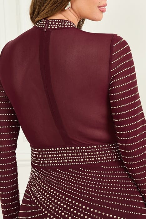 MARCIANO BY GUESS STELLA MINI DRESS VINO 8