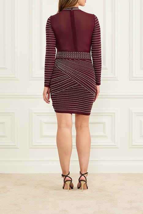 MARCIANO BY GUESS STELLA MINI DRESS VINO 4