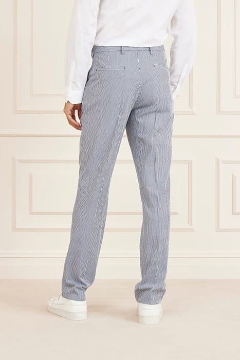 MARCIANO BY GUESS ROGER CLASSIC CHINO SMART BLUE AND WHITE 2