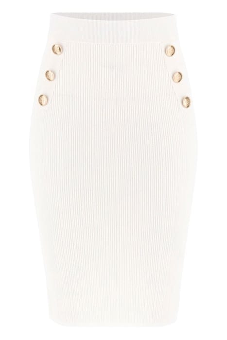 MARCIANO BY GUESS ANDROMEDA STITCHED PALE MINI SKIRT PEARL 4