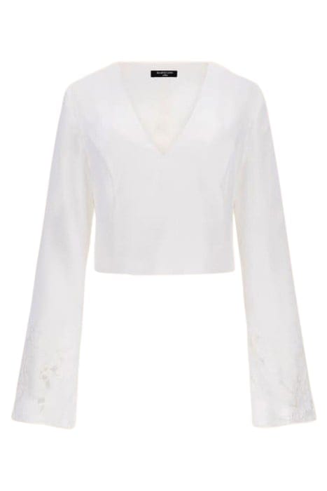 MARCIANO BY GUESS DETROIT TOP PALE BLOUSE PEARL 3