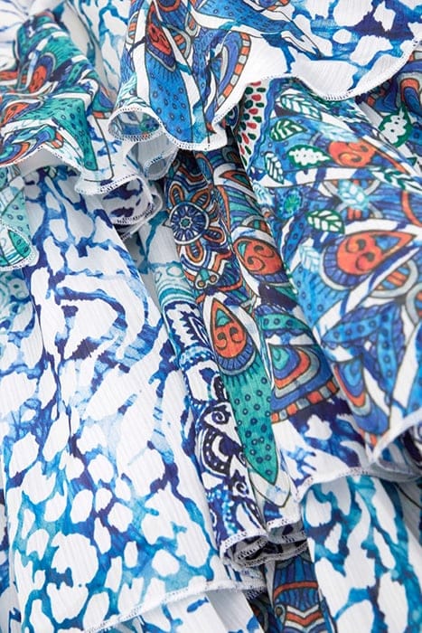 MARCIANO BY GUESS MINA FLARE DRESS PRINTBOHO ANIMALLER 8