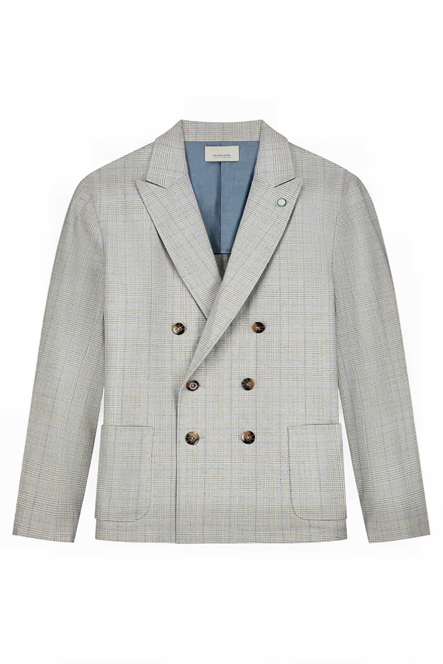 DS_RHYS DOUBLE-BREASTED BLAZER AEGEAN BLUE 4