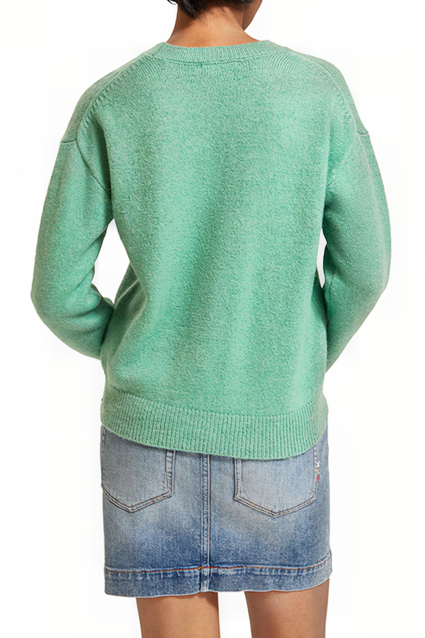 INTARSIA CLUB SODA PULLOVER FROZEN MINT 2
