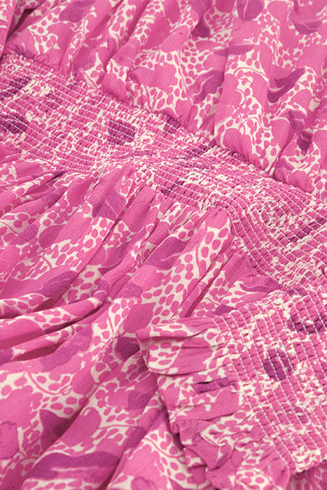 ANJUNA DRESS BUBBLE GUM PINK/CREA 5