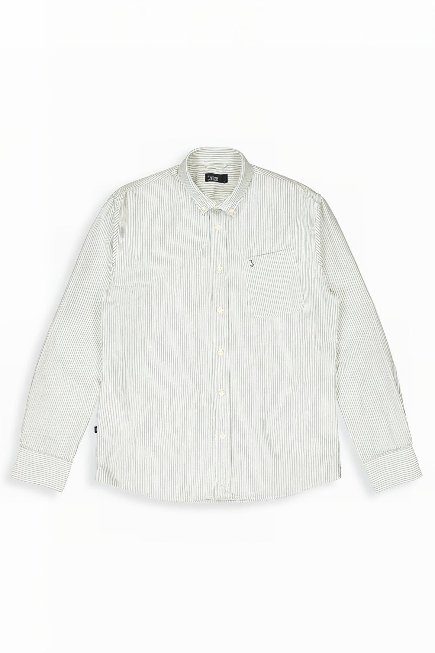 AIDAN OXFORD STRIPE SHIRT LAVA 3