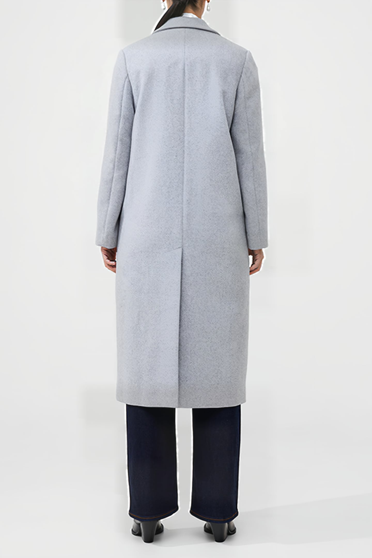FAWN FELT COAT BLACK 2
