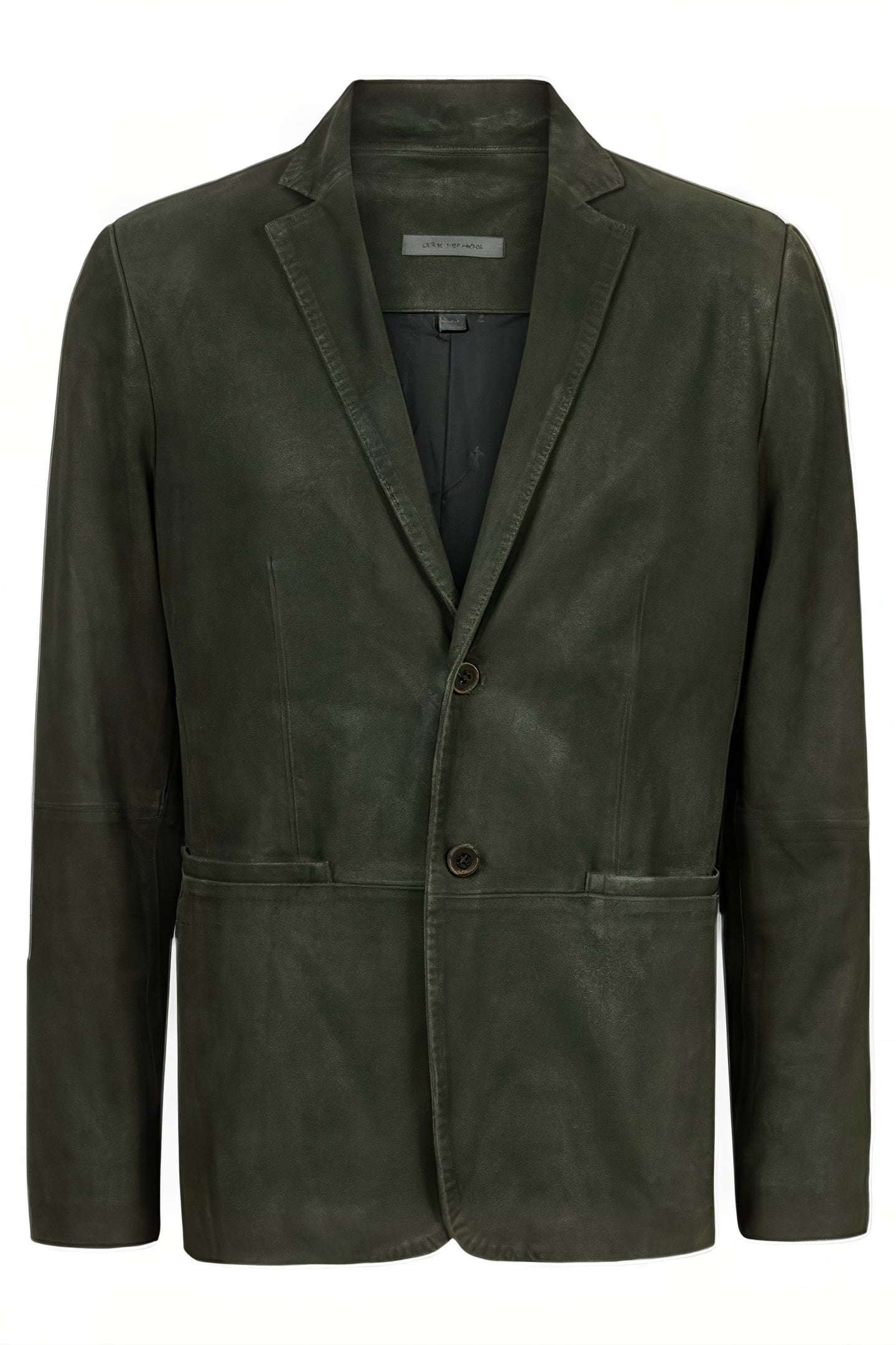 GARMENT WASHED SLIM FIT TURTLE GREEN 2