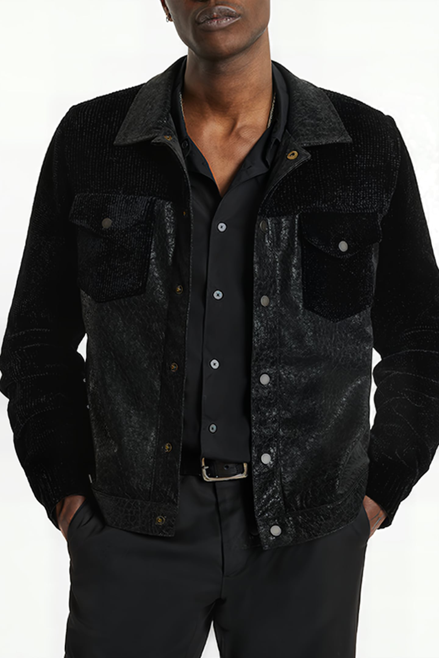 PASSAIC REGULAR FIT FOIL BLACK 1
