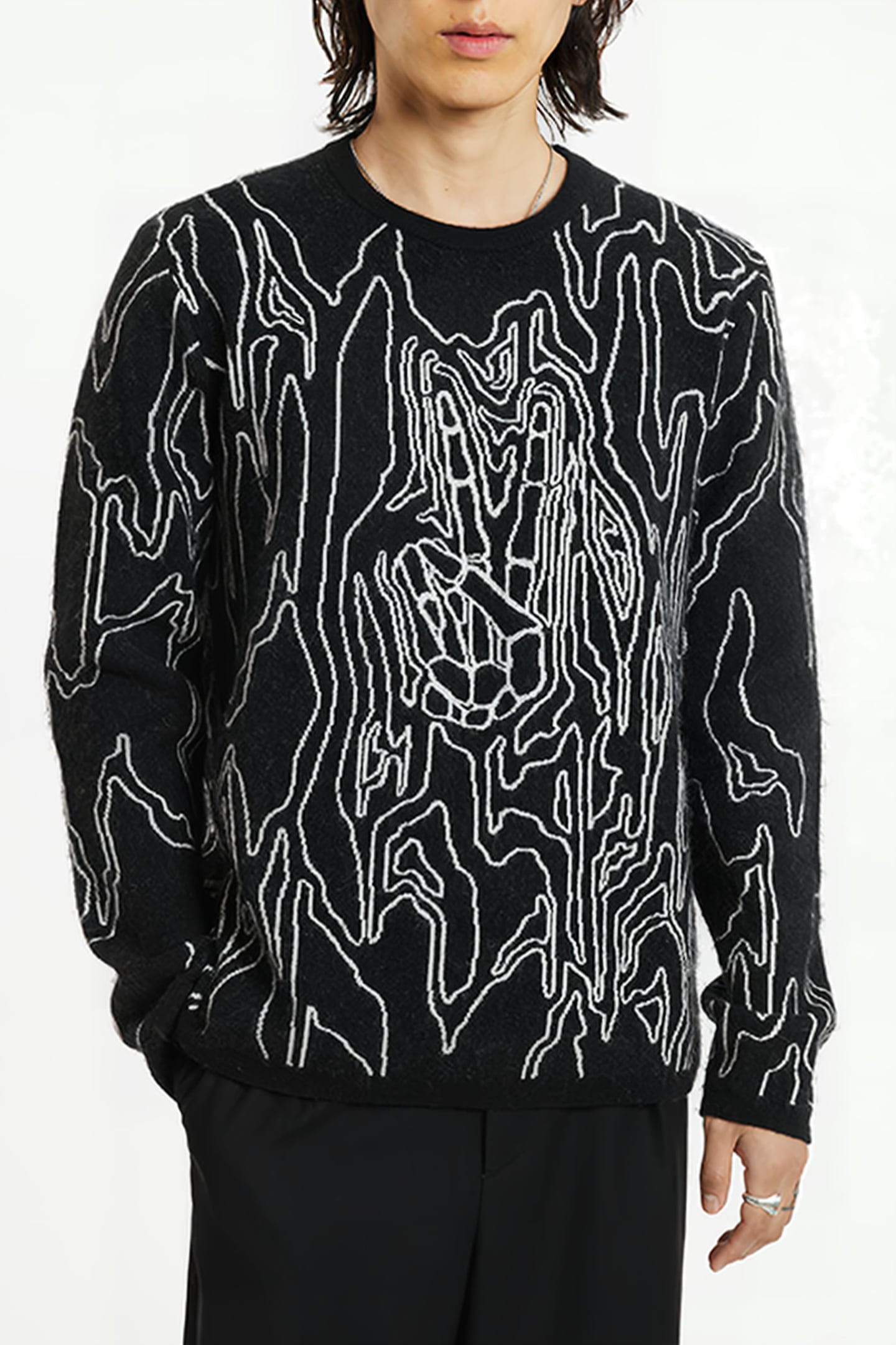 MARQUEE LS PEACE SIGN HAN BLACK 1