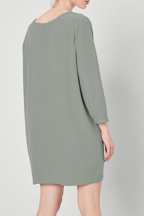 BOAT NECK SHORT DRESS ETAIN 2