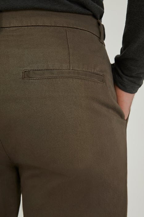 CHINO CARROT PANTS GRIZZLY 5