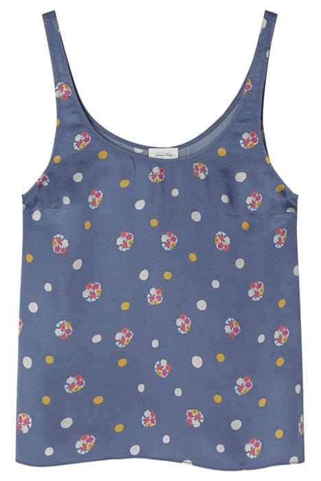 THIN STRAPE U COLLAR SHORT TANK TOP NICOLE 3