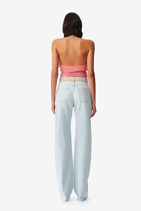 MOEMA TANK TOP IN CORAL / SILVER 3