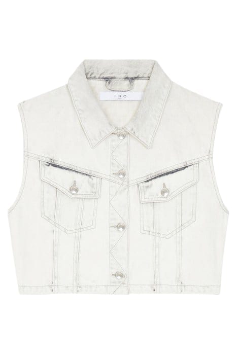 CLODI VEST IN LIGHT GREY 4