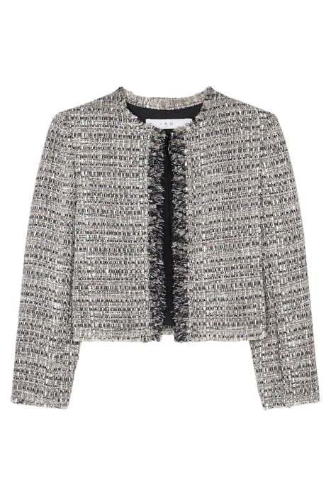 ZICO CROPPED JACKET IN SILVER 4