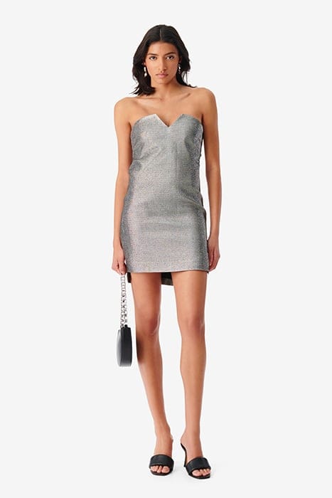 RAYEN DRESS IN DARK KHAKI/KHAKI 2