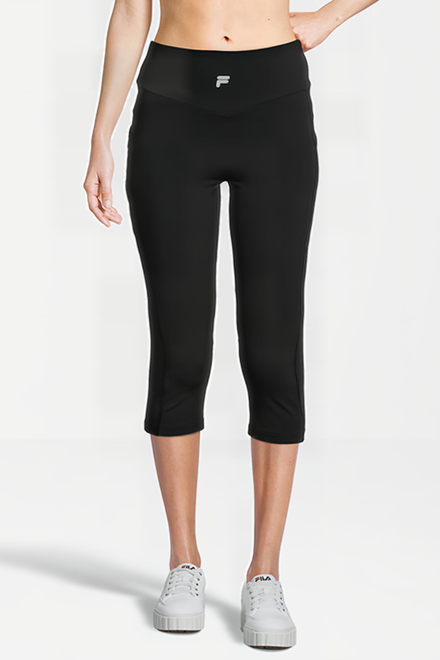 ROMANIA HIGH WAIST 3/4 TIGHTS BLACK 1